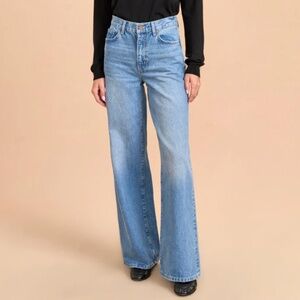 La Ligne Isadora Walter High Rise Wide Leg Jeans NWT